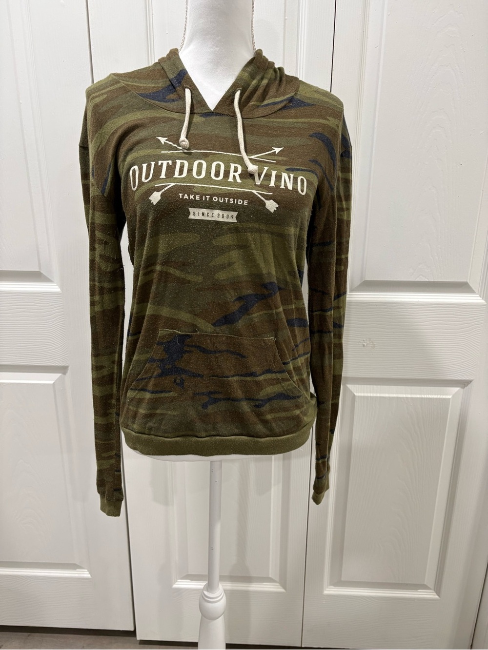 Alternative Olive Green Camouflage Hoodie Sweater